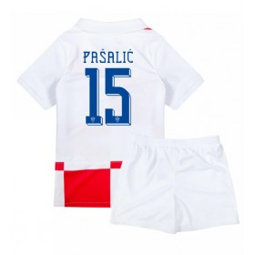 Kroatien Mario Pasalic #15 Heimtrikot EM 2024 Kurzarm (+ kurze hosen)